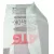 Close-up of a biodegradable plastic bag with printed text