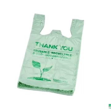 Eco-Friendly Shopping Plastic Bag with Biodegradable Material