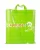 Green biodegradable soft loop packaging bag for fashion and retail