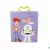 Purple biodegradable soft loop packaging bag with character print