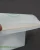 Close-up of compostable zipper bag opening