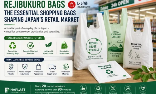 Wholesale Rejibukuro bags manufacturer and custom retail shopping bags supplier - HAPLAST Vietnam